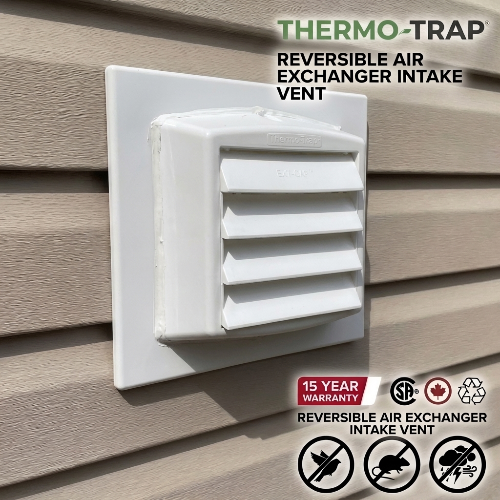 Thermo-Trap© reversible intake vent
