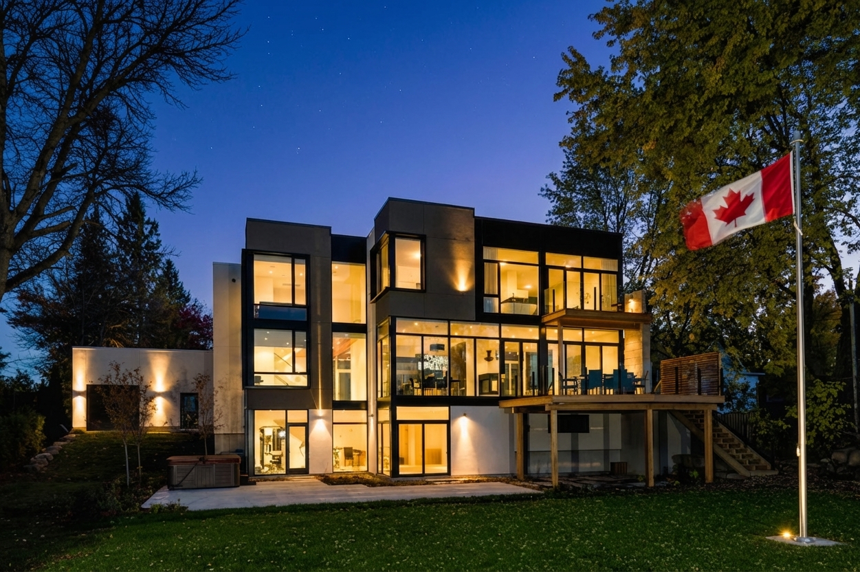 Freshly cleaned Ottawa home exterior